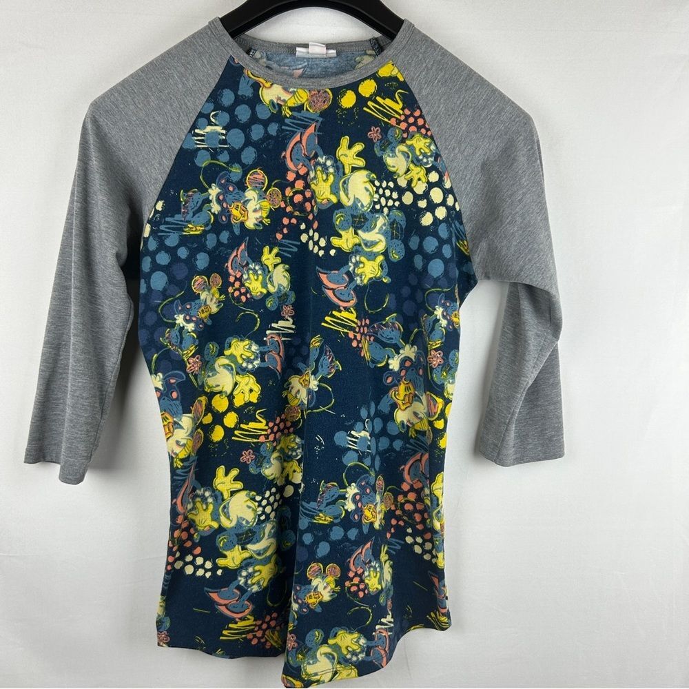 Lularoe Disney theme Mickey Mouse blouse top size XS